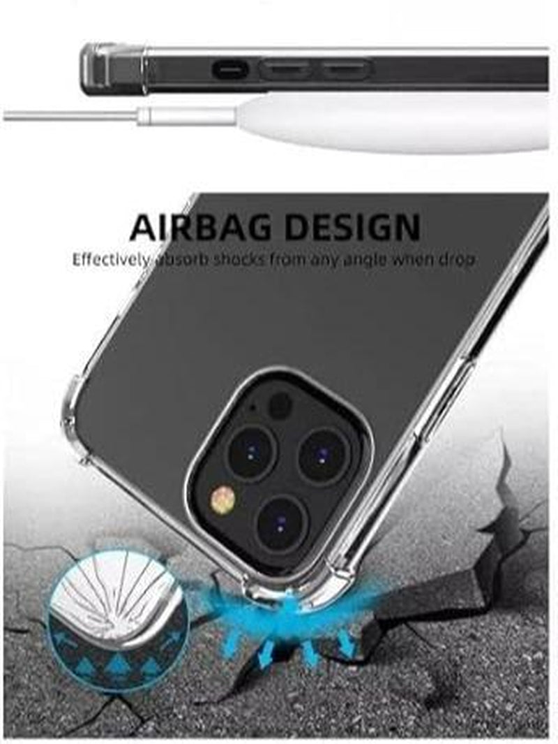 Iphone 12 Pro Max Clear Phone Cover and Screen Protector Mobile