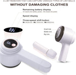 Fabric Shaver,Lint Shaver,Electric Sweater Shaver Rechargeable with 3-Speed,6-Leaf Blades,And Lint Roller,Big Storage,Lint Remover for Clothes,Furniture,Sweaters,Couch,And Blanket