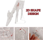 3 Pack Tinsel Reindeer Family Lighted 2D Deer Christmas Decor, with Clear 60 Count Lights, Light up Buck, Doe and Fawn Indoor or Outdoor Yard Lawn Festive Holiday Decoration